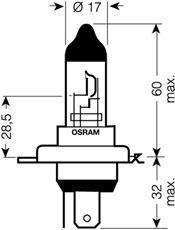 OSRAM H4 12V Standard - 64193