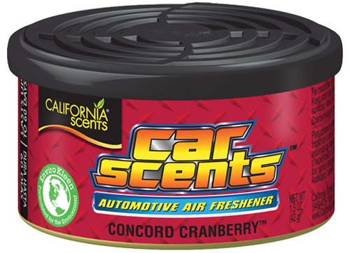Osvěžovač CAR SCENTS - Concord cranberry / vůně brusinka California Scents