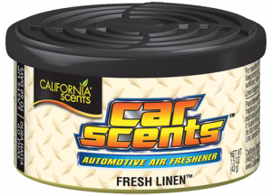 Osvěžovač CAR SCENTS - Fresh linen / vůně čerstvě vypráno