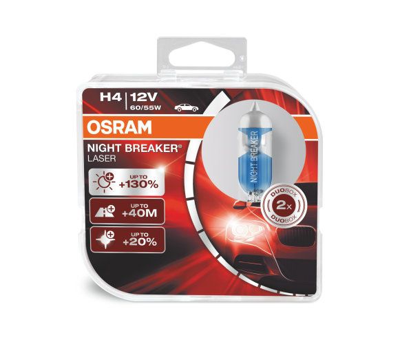 Žárovka OSRAM night breaker laser H4 12V 60/55W (sada 2ks)