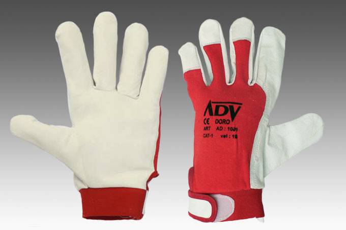 Pracovní rukavice DORO - vel. 9 Kombinované ADV