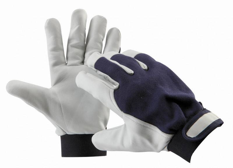 Pracovní rukavice PELICAN blue- vel. 10 kombinované Červa