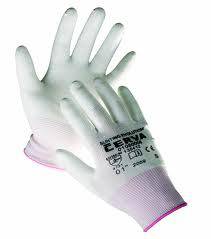 Pracovní rukavice BUNTING EVOLUTION - bílé, vel. 9 povrstvené Červa