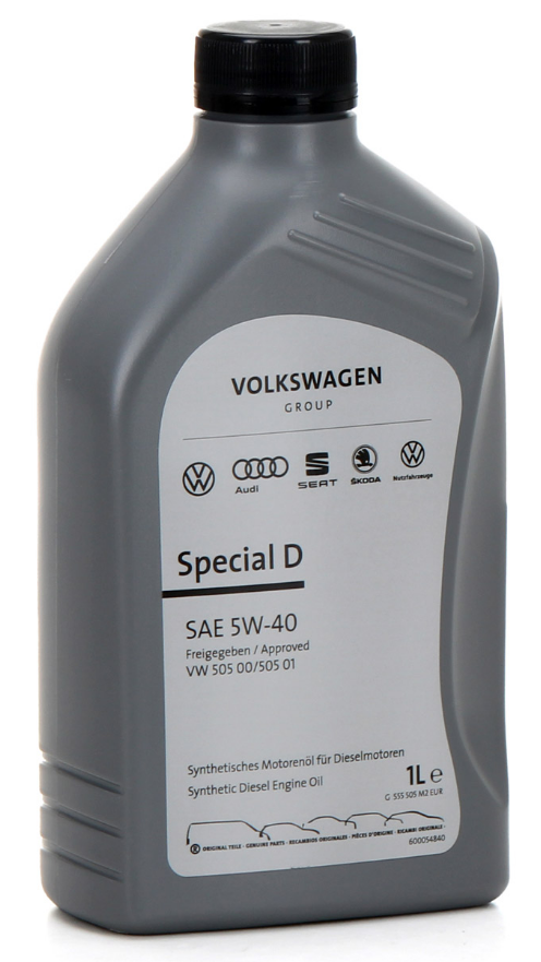 Motorový olej 5W-40 Special D Originál GS55505M2 1L VW, SKODA, SEAT, AUDI