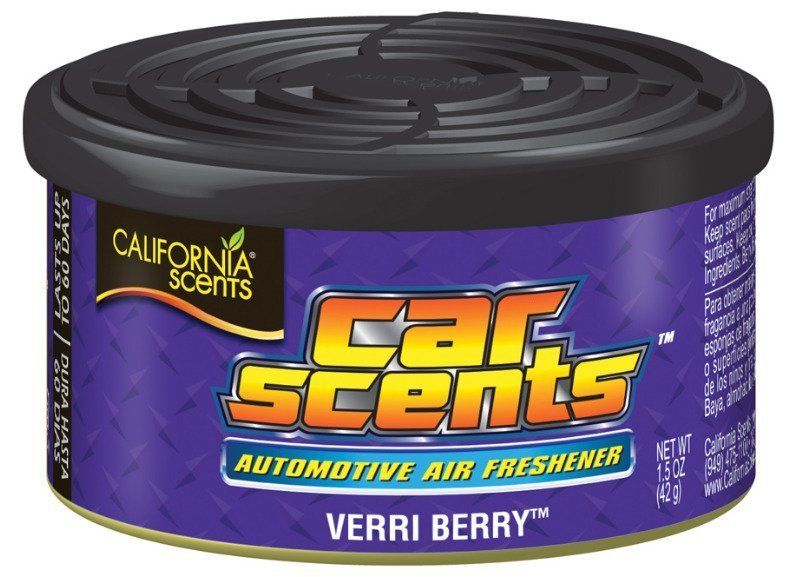 Osvěžovač CAR SCENTS - Verri berry / vůně borůvka California Scents