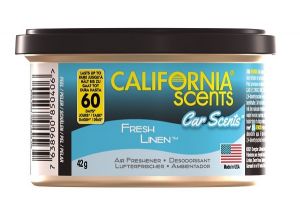 Osvěžovač CAR SCENTS - Fresh linen / vůně čerstvě vypráno California Scents